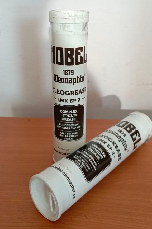 Смазка пластичная NOBEL OLEOGREASE LMX EP 2 туба-картридж 400GR